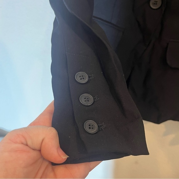 NEW Philosophy black size xsmall black blazer button front - Picture 8 of 9